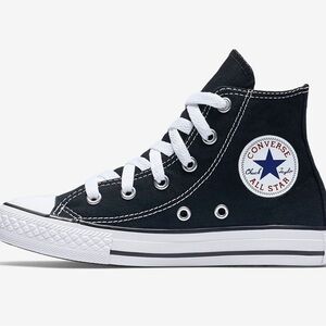 girls black converse